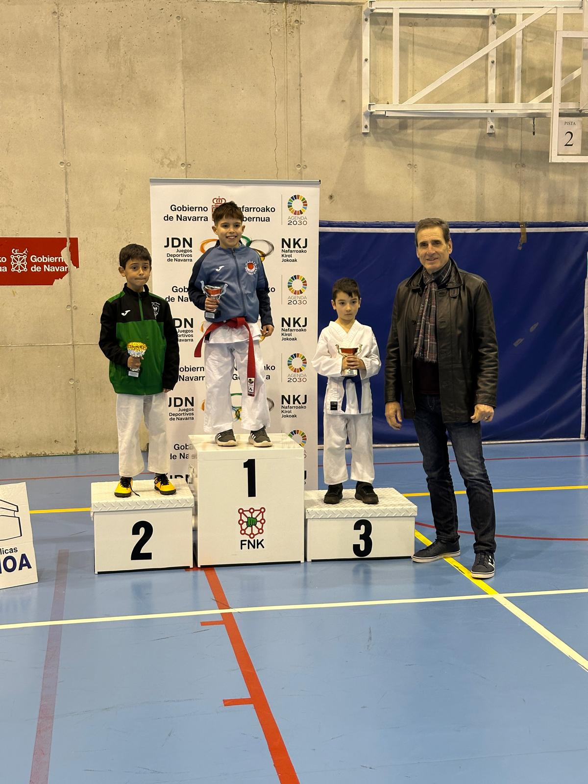 Resultados Campeonato Navarro Alevín y JDN Kumite Infantil y Juvenil